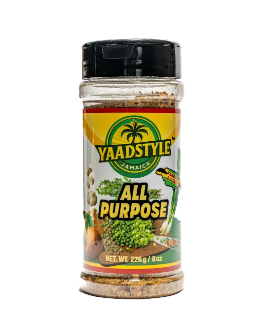 Jamaican YaadStyle™  All Purpose Seasoning – 8 oz | Authentic Caribbean Spice Blend | No MSG | Bold Island Flavor