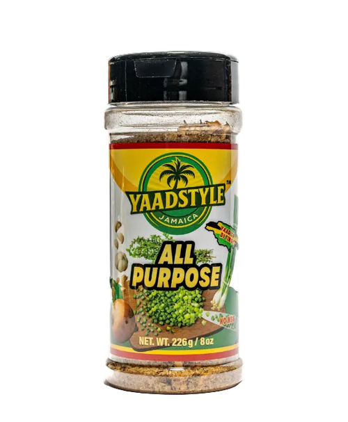 Jamaican YaadStyle™  All Purpose Seasoning – 8 oz | Authentic Caribbean Spice Blend | No MSG | Bold Island Flavor
