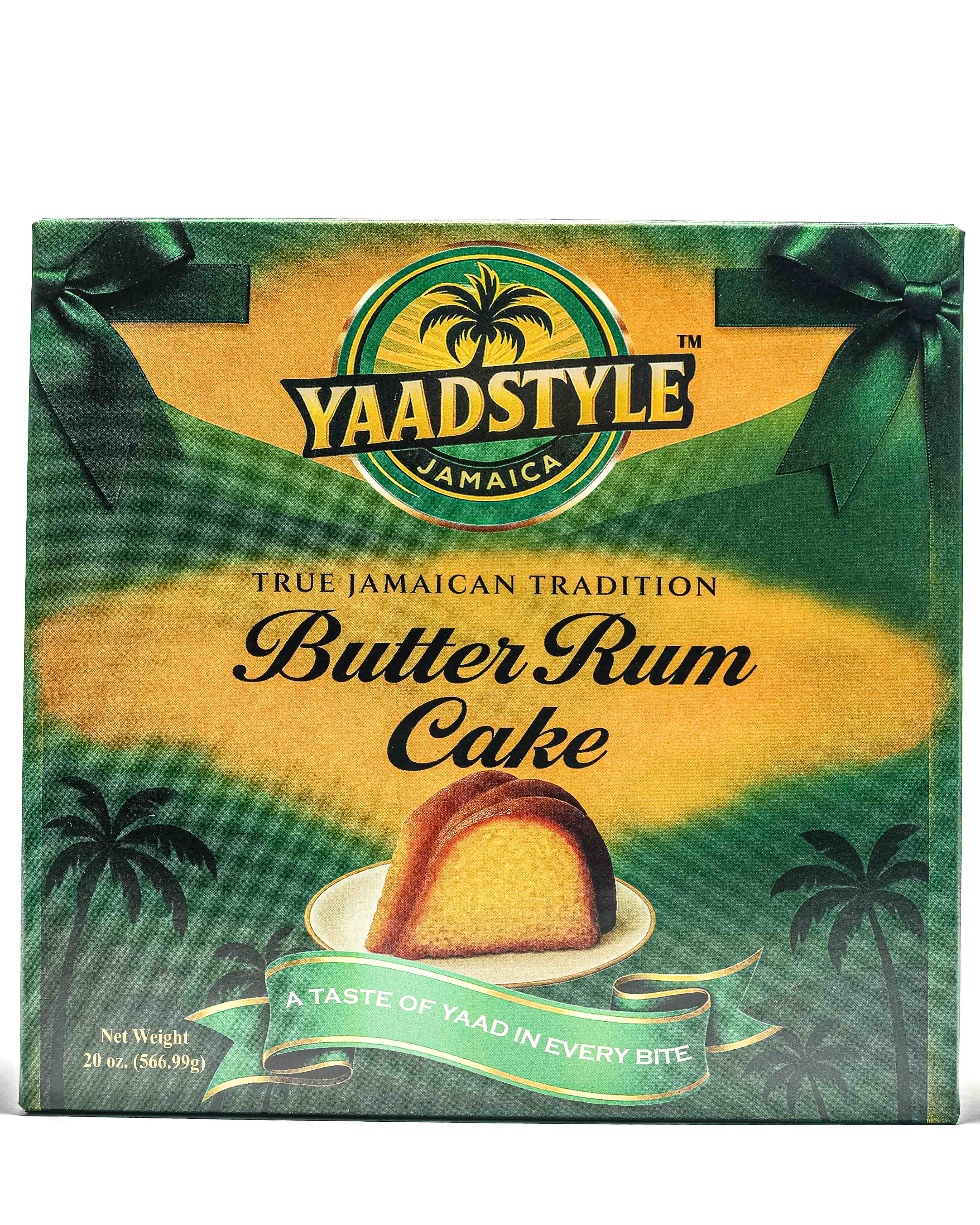 YaadStyle Butter Rum Cake | True Jamaican Tradition | Moist Jamaican Rum Cake | 20 oz (566.9 g) | Rich Butter & Rum Flavor