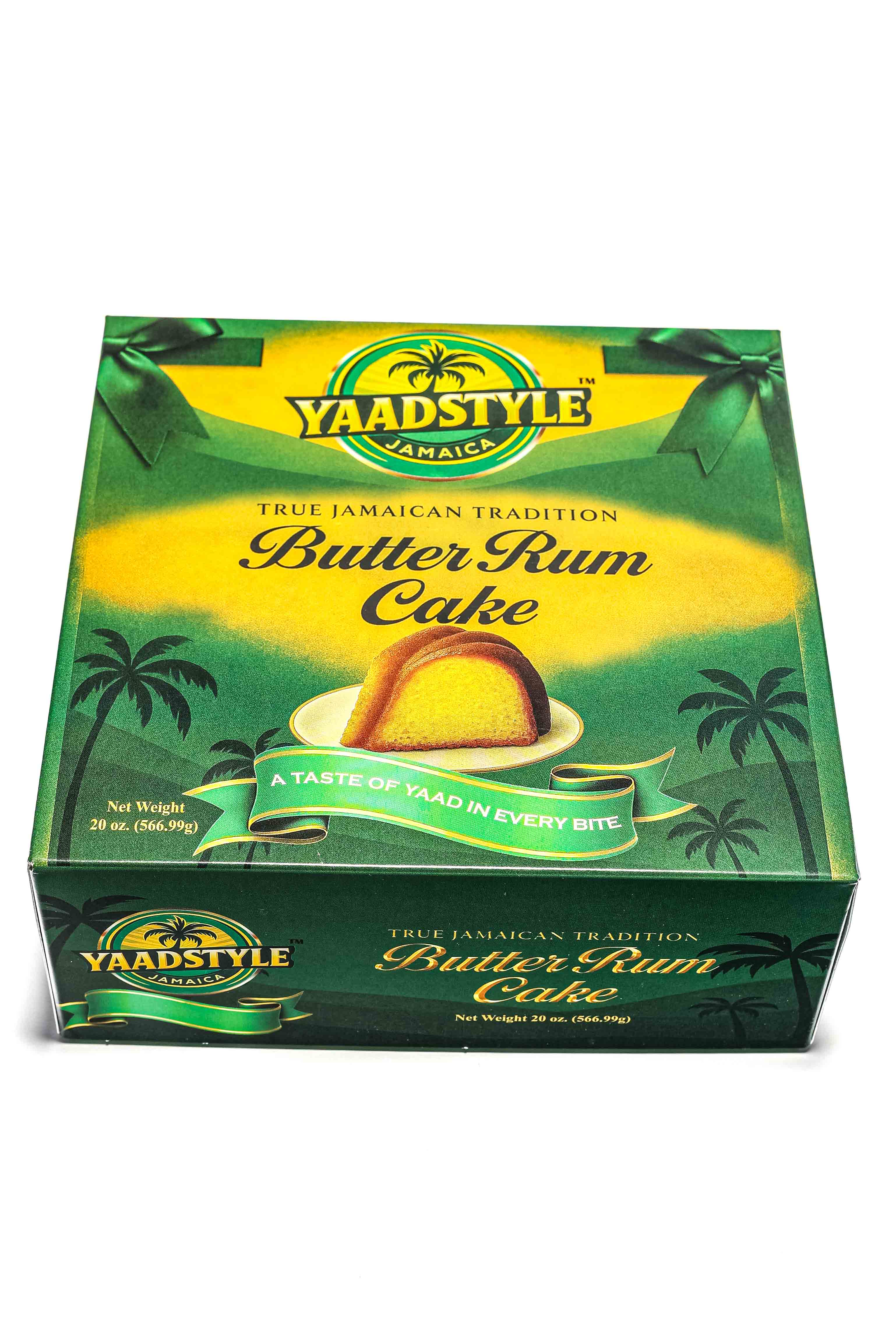 YaadStyle Butter Rum Cake | True Jamaican Tradition | Moist Jamaican Rum Cake | 20 oz (566.9 g) | Rich Butter & Rum Flavor