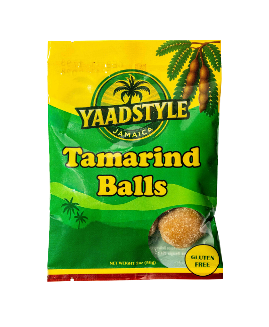 Jamaican YaadStyle Tamarind Balls | Authentic Jamaican-Style Candy – 3 Pack (2 oz Each) | Sweet & Tangy | Gluten-Free | Caribbean-Inspired Snack